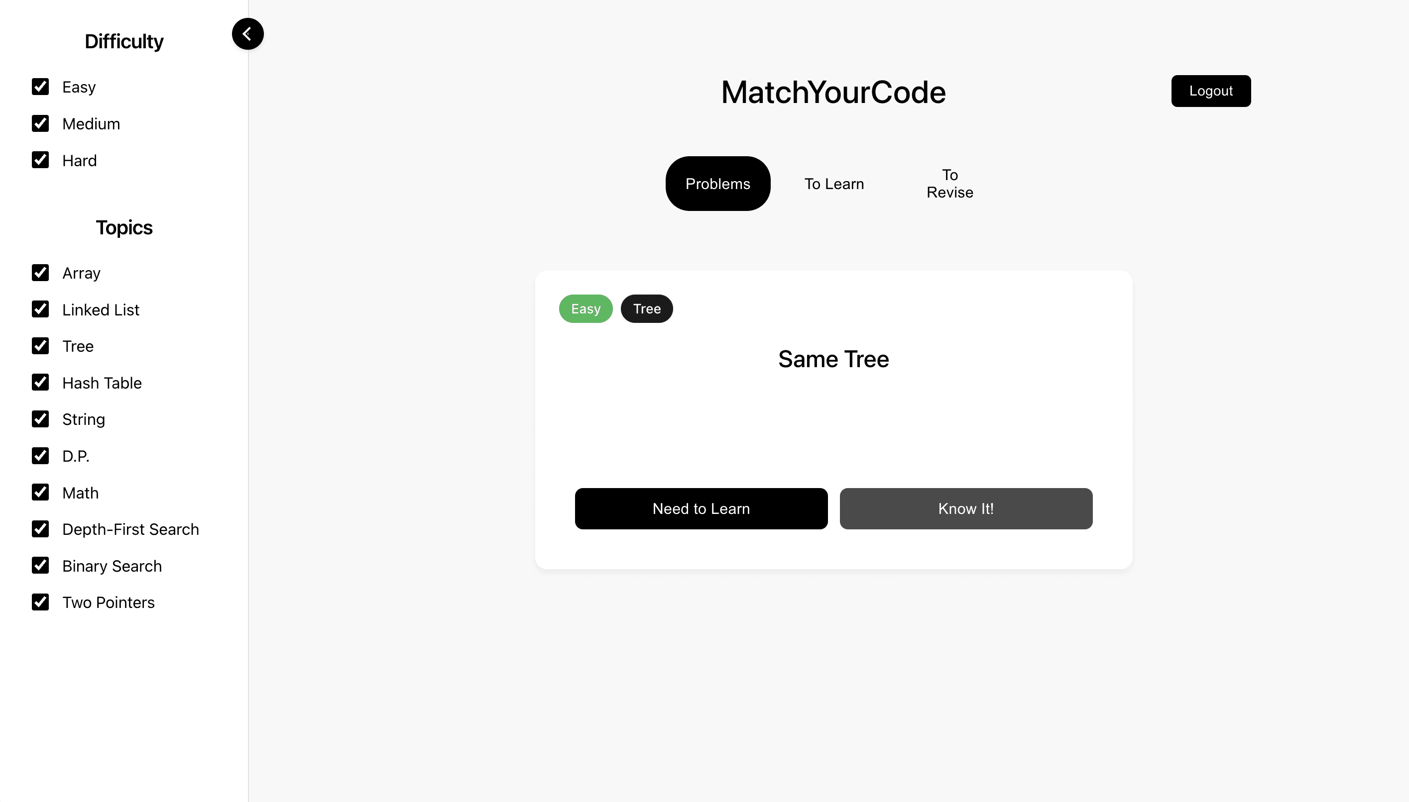 MatchYourCode